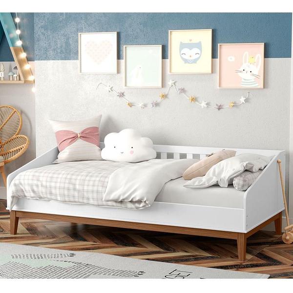 Imagem de Cama Infantil Baba Nature Branco Soft Eco Wood  Matic