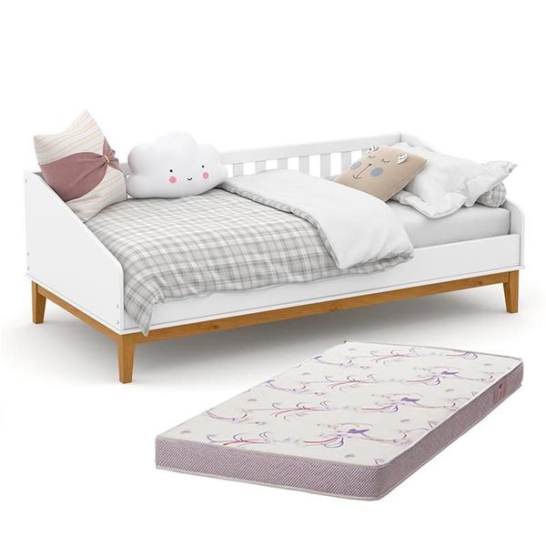 Imagem de Cama Infantil Babá Nature New com Colchão Physical D20 - Matic Móveis