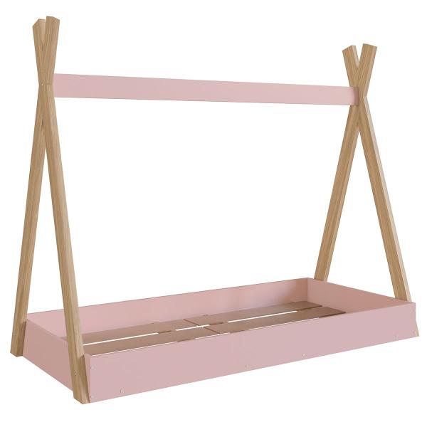 Imagem de Cama Infantil Cabana com Colchão Itapuã/Rosa - Completa Móveis