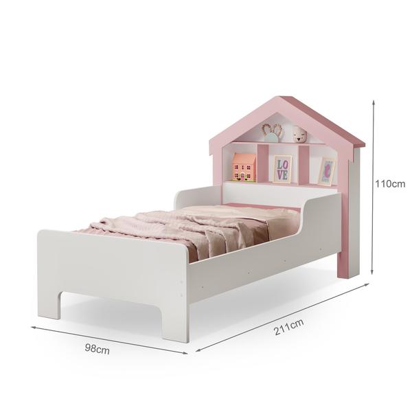 Imagem de Cama Infantil Casinha Princesa Com Colchão Solteiro 100% Mdf