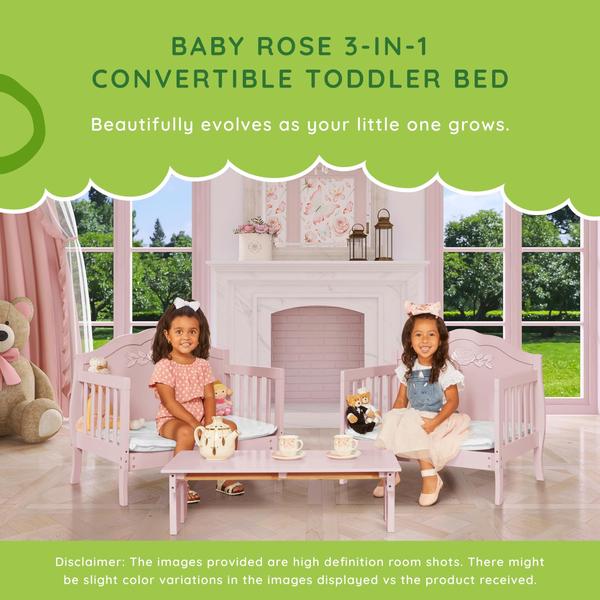 Imagem de Cama infantil conversível SweetPea Baby Rose Blush Pink