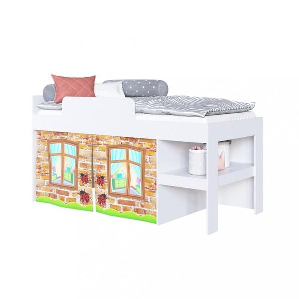 Imagem de Cama Infantil Cortina Imaginação Meu Fofinho Art in Moveis