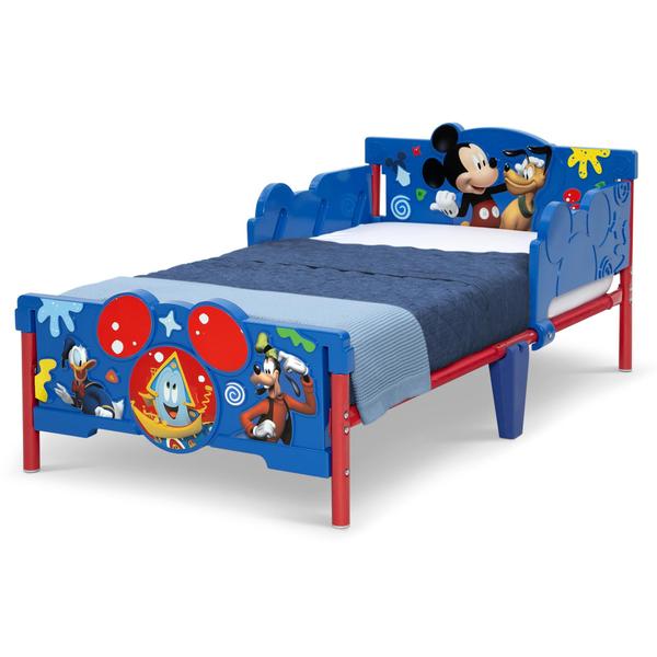 Imagem de Cama infantil Delta Children Mickey Mouse 3D azul 15m+