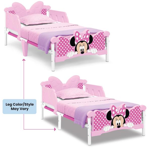 Imagem de Cama infantil Delta Children Minnie Mouse 3D rosa 15m+