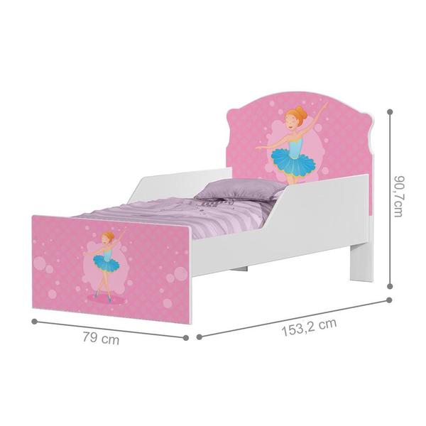 Imagem de Cama Infantil Diva Bailarina Com Colchão