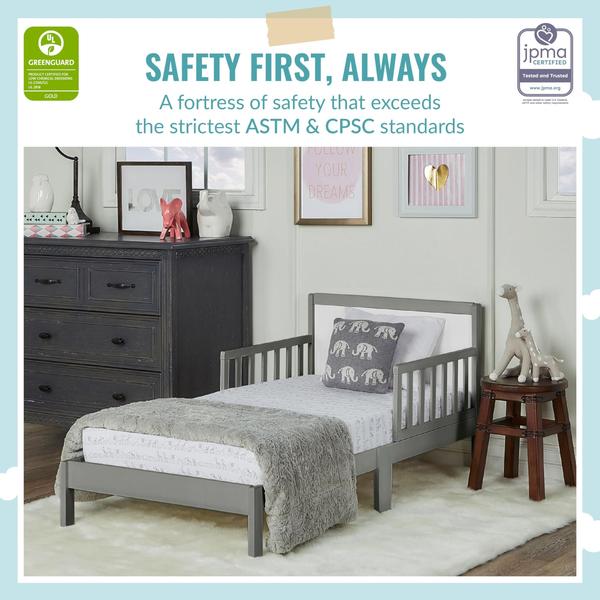 Imagem de Cama infantil Dream On Me Brookside Steel Grey Pinewood