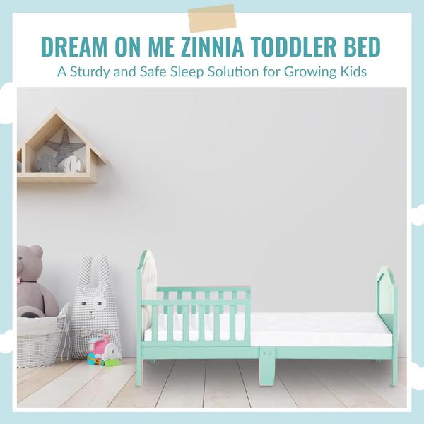 Imagem de Cama infantil Dream On Me Zinnia Mint Wood 11,8 kg 140x74x63cm