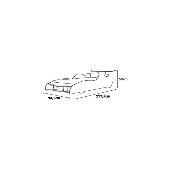 Imagem de Cama Infantil Gelius Carro F1