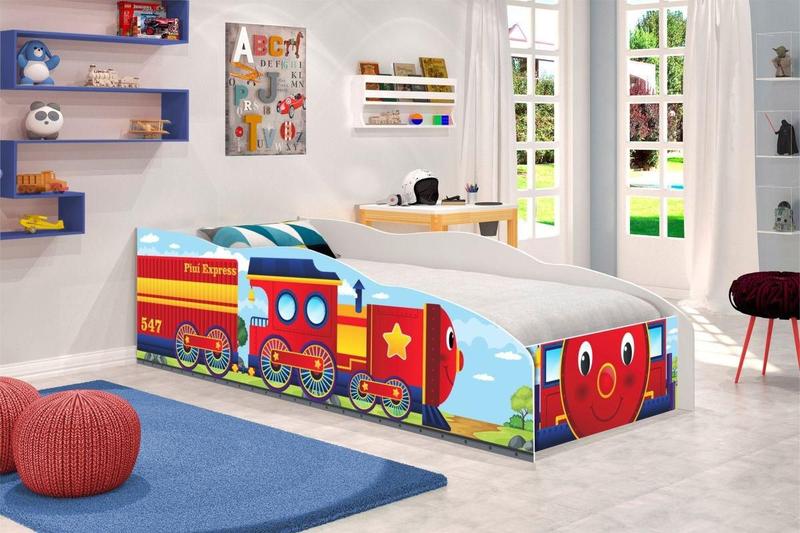 Imagem de Cama Infantil Kids Speciale Carro Trenzinho