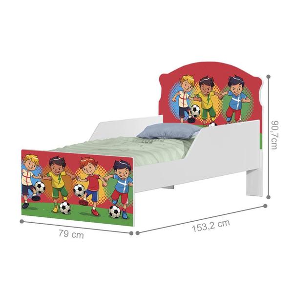 Cama Infantil Meninos Futebol Com Colchão - Mais de Casa Imagem de Cama Infantil Meninos Futebol Com Colchão