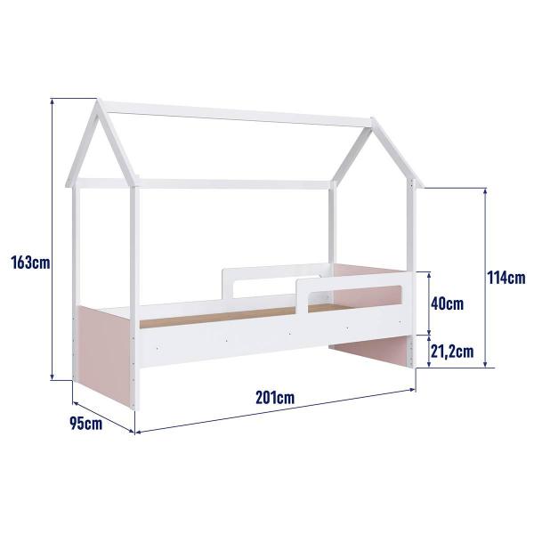 Imagem de Cama Infantil Montessoriana 2 Alturas Estilo Casinha 201cm