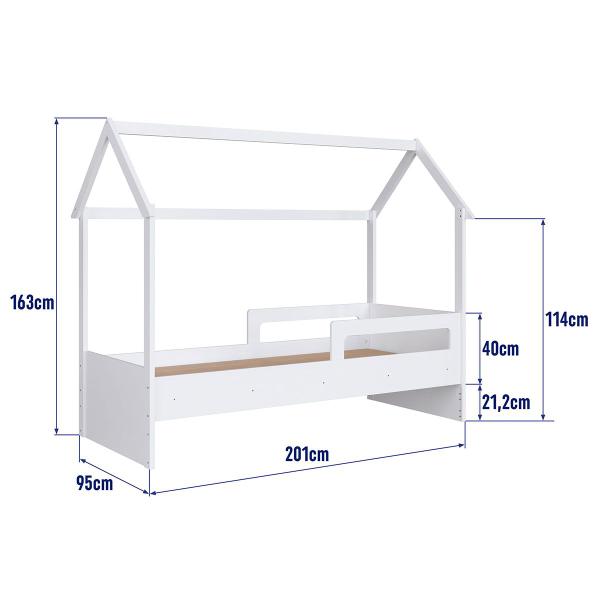 Imagem de Cama Infantil Montessoriana Branco - Completa Móveis