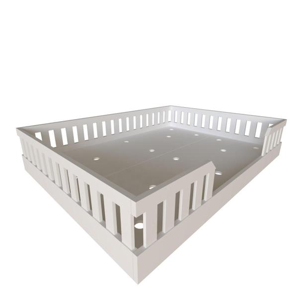 Imagem de Cama Infantil Montessoriana Casal Cori Yescasa Branco