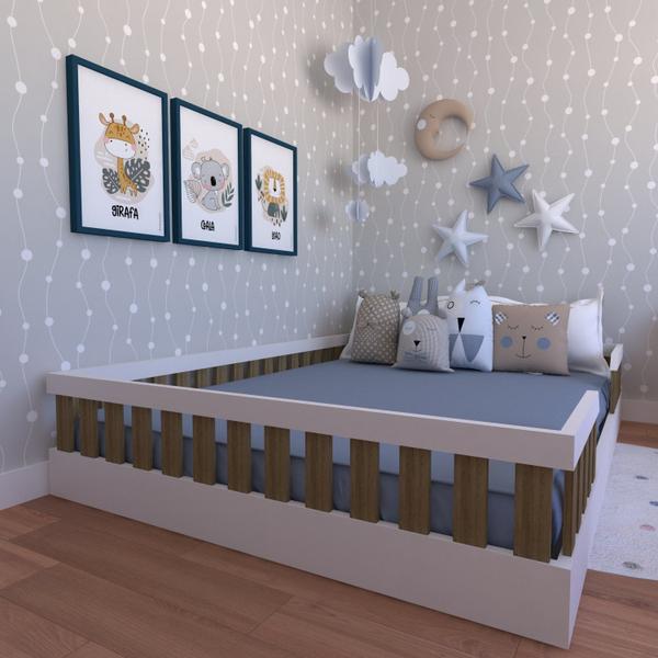 Imagem de Cama Infantil Montessoriana Casal Cori Yescasa