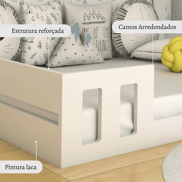 Imagem de Cama Infantil Montessoriana Casal Play - Timber Móveis