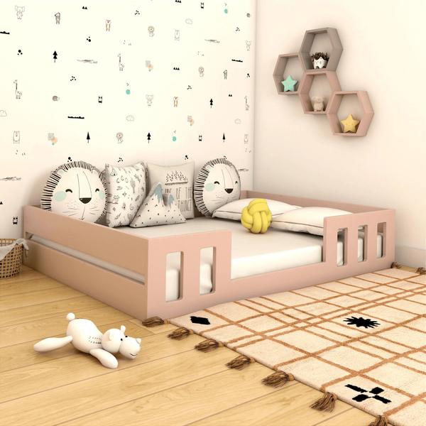 Imagem de Cama Infantil Montessoriana Casal Play - Timber Móveis