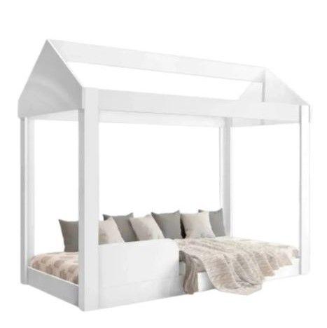 Imagem de Cama Infantil Montessoriana Casinha Com Proteção Lateral Crystal