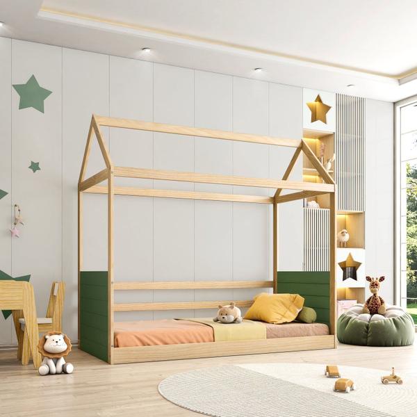 Imagem de Cama Infantil Montessoriana Casinha Garden Casatema