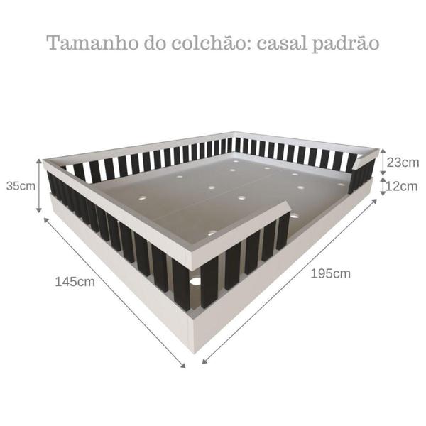 Imagem de Cama Infantil Montessoriana Cori Yescasa Branco/Preto