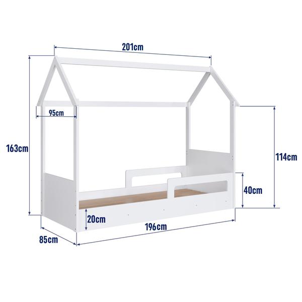 Imagem de Cama Infantil Montessoriana Flex 200cm Branco