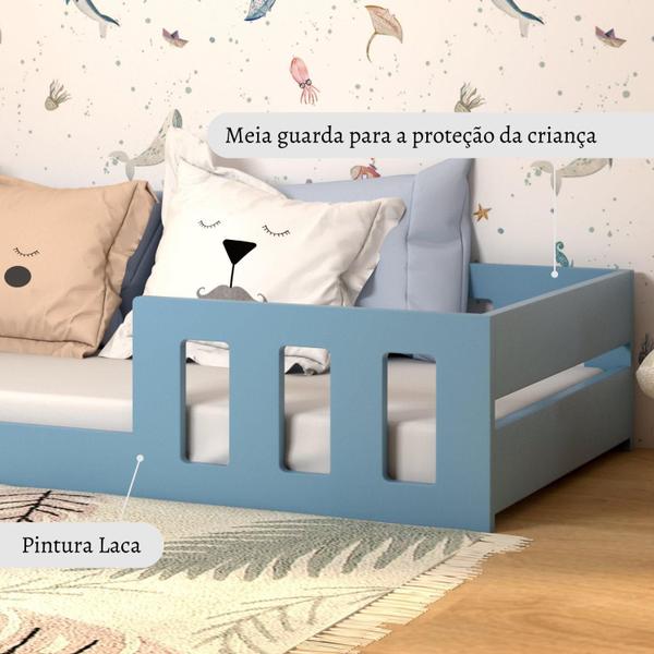 Imagem de Cama Infantil Montessoriana Play Azul