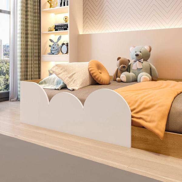 Imagem de Cama infantil montessoriana solteiro cloud