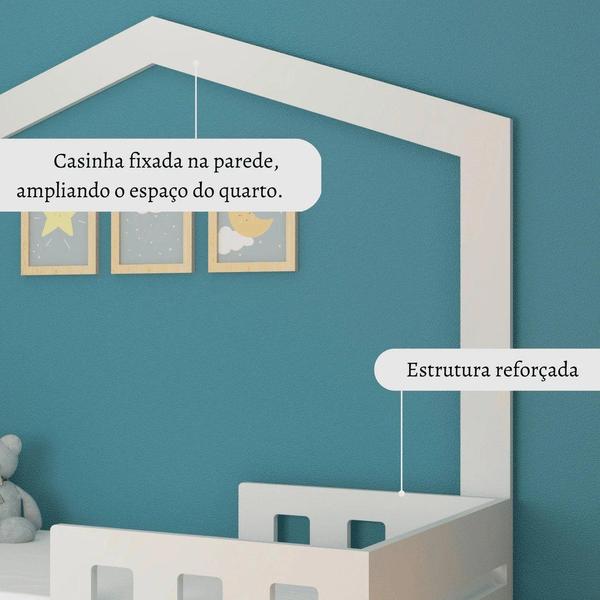 Imagem de Cama Infantil Montessoriana Solteiro Play Com Casinha - Timber Móveis