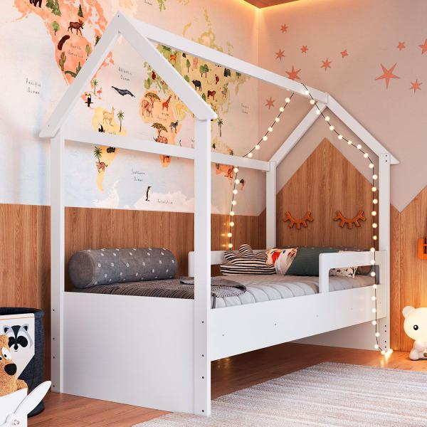 Imagem de Cama Infantil Montessoriana Soninho Branco - Panorama Móveis