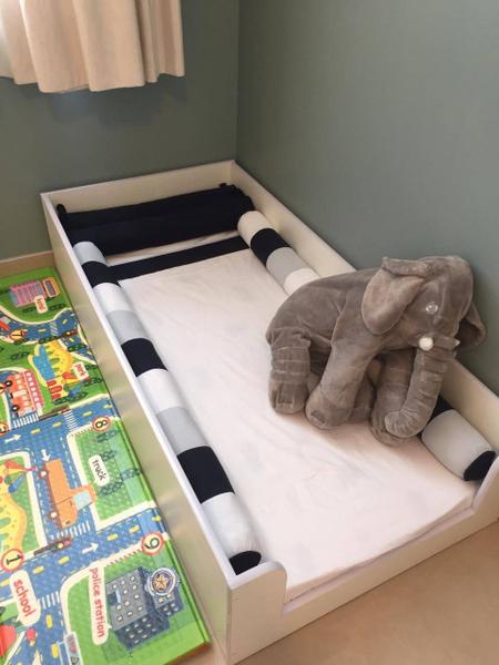 Imagem de cama infantil montessoriano