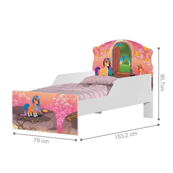 Imagem de Cama Infantil Mundo dos Unicórnios