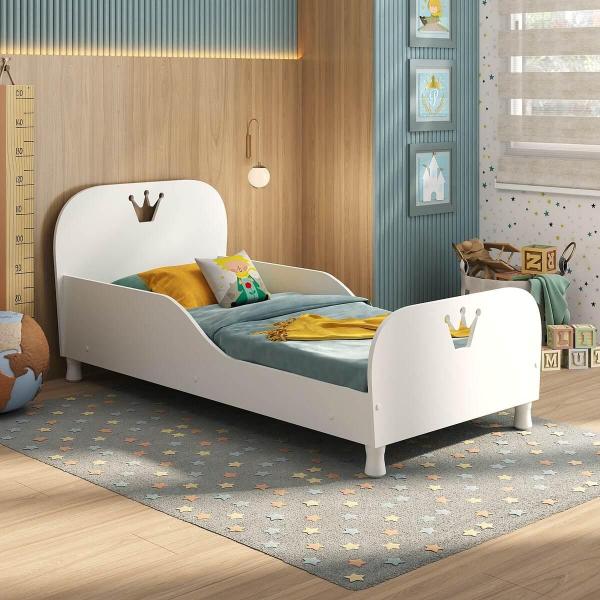 Imagem de Cama Infantil para Colchão 70x150cm 100% MDF Majestade Multimóveis BB2321