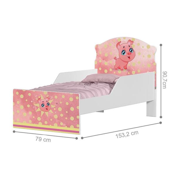 Imagem de Cama Infantil Pequeno Pig Com Colchão