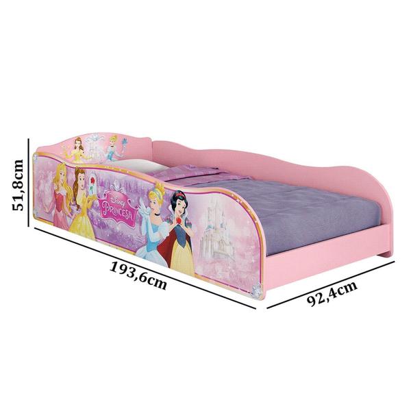 Imagem de Cama Infantil Princesas Plus Rosa