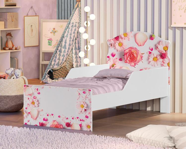 Cama Infantil Roseira Com Colchão - Mais de Casa Imagem de Cama Infantil Roseira Com Colchão