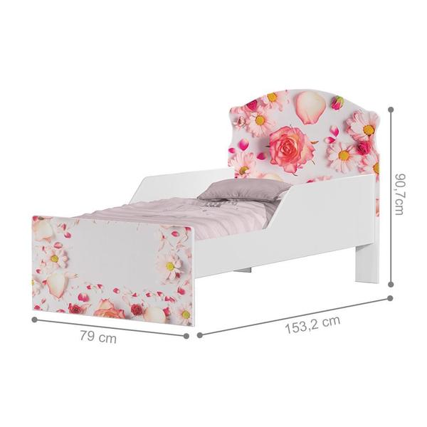 Cama Infantil Roseira Com Colchão - Mais de Casa Imagem de Cama Infantil Roseira Com Colchão