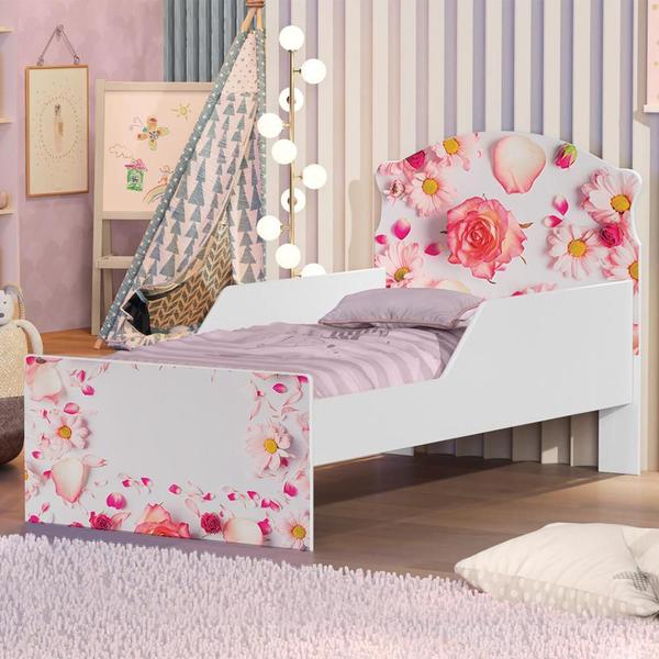Cama Infantil Roseira Com Colchão - Mais de Casa Imagem de Cama Infantil Roseira Com Colchão