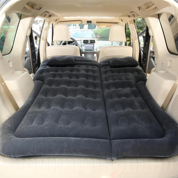 Imagem de Cama Inflável Colchão Carro Camionete Veicular Viagem Preto