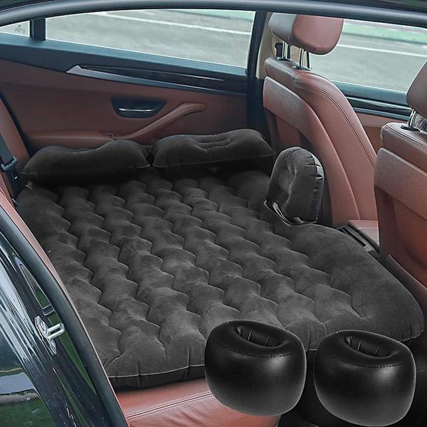 Imagem de Cama Inflável Colchão Carro Preto Viagem SUV Sedan Universal