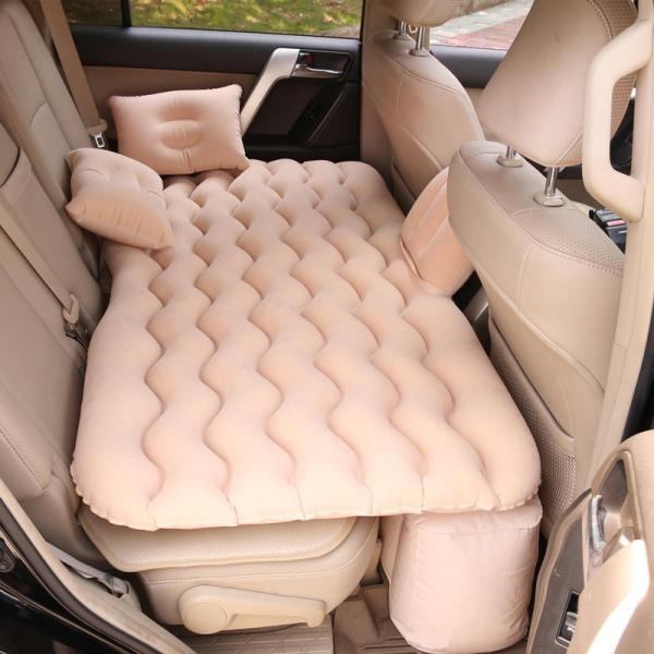 Cama Inflável Colchão Carro Veicular Viagem Bege Resistente - Veon Imagem de Cama Inflável Colchão Carro Veicular Viagem Bege Resistente