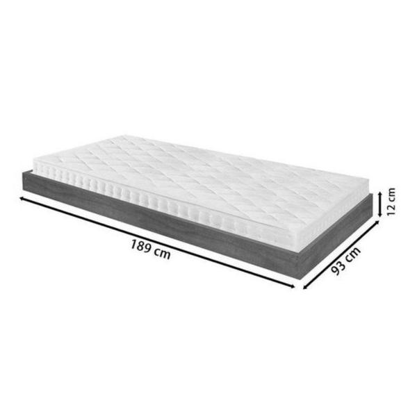 Cama Lara Solteiro Branco com Auxiliar Atraente - Atraente Móveis Imagem de Cama Lara Solteiro Branco com Auxiliar Atraente