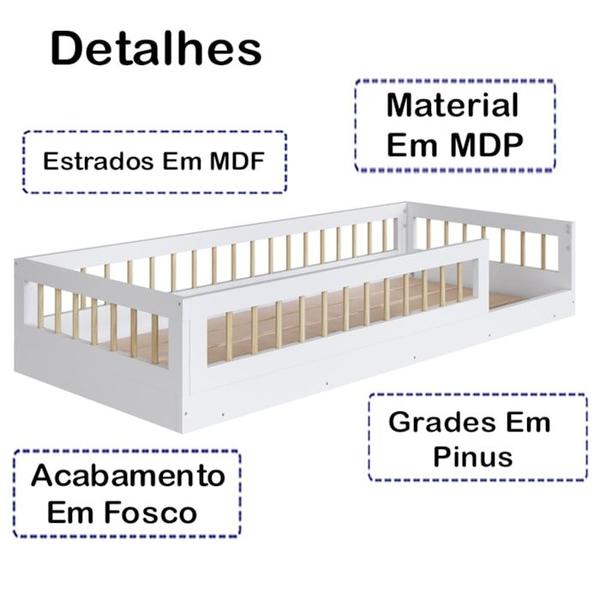 Imagem de Cama Montessoriana AFT008 Branco Comm