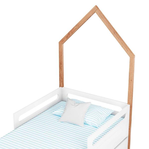 Imagem de Cama Montessoriana Casinha Com Cama Auxiliar Coleção Tivoli