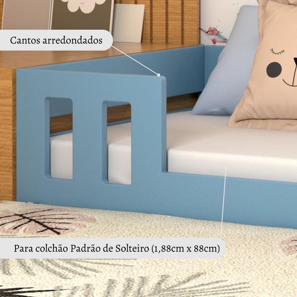 Imagem de Cama Montessoriana com Casinha Play