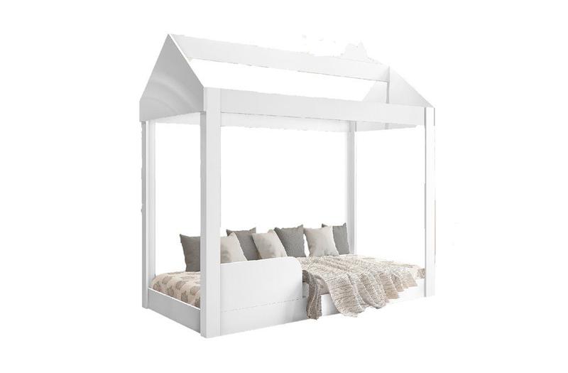 Imagem de CAMA MONTESSORIANA CRYSTAL INFANTIL BRANCO J&A Móveis