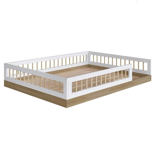 Imagem de Cama Montessoriana Infantil 140cm Lumiar C06 Aveiro/Branco - Mpozenato