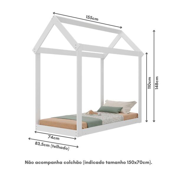 Imagem de Cama Montessoriana Infantil Bambolê para Colchão 150x70cm Multimóveis EX4010