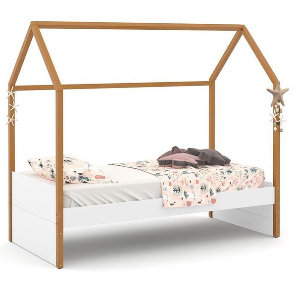 Imagem de Cama Montessoriana Kids Liv Branco Soft Freijó  Matic