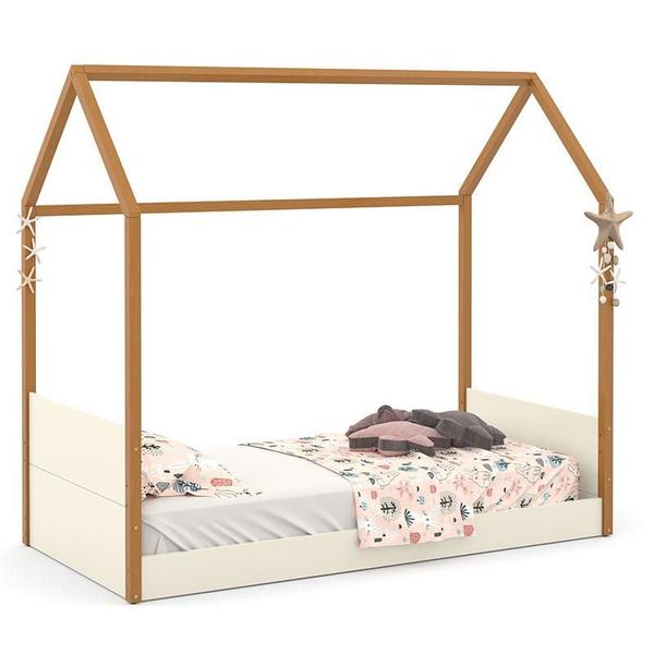 Imagem de Cama Montessoriana Kids Liv Off White Freijó  Matic