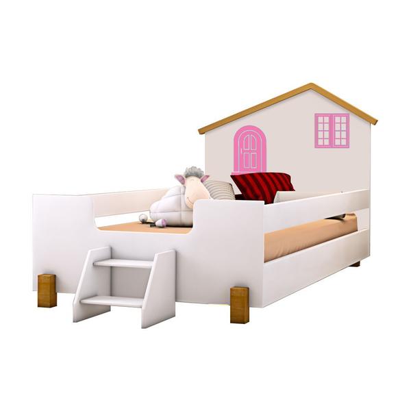 Imagem de Cama Montessoriana Menina Solteiro Belíssima Rosa