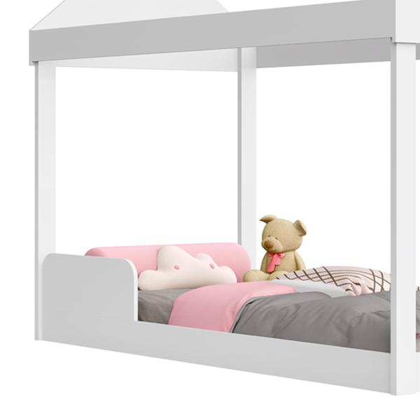 Cama Montessoriana Solteiro 1,88 x 88 Com Dossel Rosa Casinha Carruagem Baixa Personagem Criança Castelo Grade Proteção - Móveis Bela Imagem de Cama Montessoriana Solteiro 1,88 x 88 Com Dossel Rosa Casinha Carruagem Baixa Personagem Criança Castelo Grade Proteção